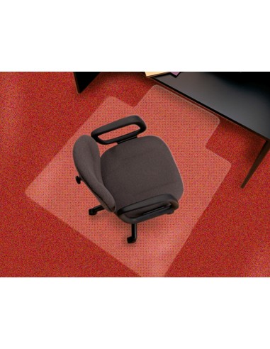 Alfombrilla para suelo q connect pvc protectora de moquetas 1150x1340 mm grosor 22 mm