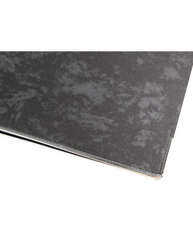 Archivador de palanca liderpapel a4 carton forrado sin rado lomo 80mm negro compresor metalico