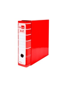 Archivador de palanca liderpapel a4 filing system forrado sin rado lomo 80mm rojocon caja y compresor metalico