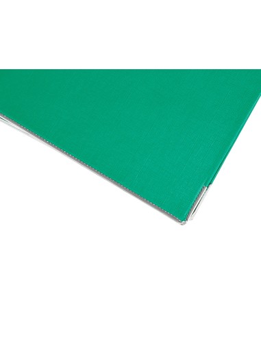 Archivador de palanca liderpapel a4 documenta forrado pvc con rado lomo 52mm verde compresor metalico