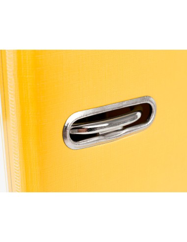 Archivador de palanca liderpapel a4 documenta forrado pvc con rado lomo 52mm amarillo compresor metalico