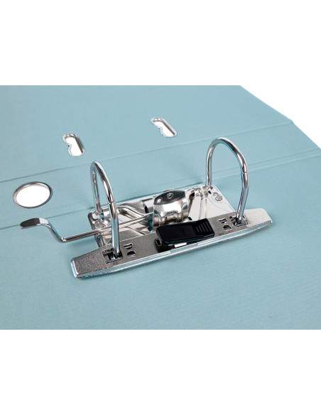 Archivador de palanca liderpapel a4 documenta forrado pvc con rado lomo 52mm gris compresor metalico