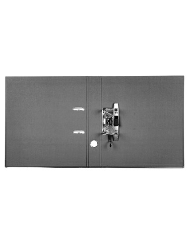 Archivador de palanca liderpapel a4 documenta forrado pvc con rado lomo 52mm negro compresor metalico