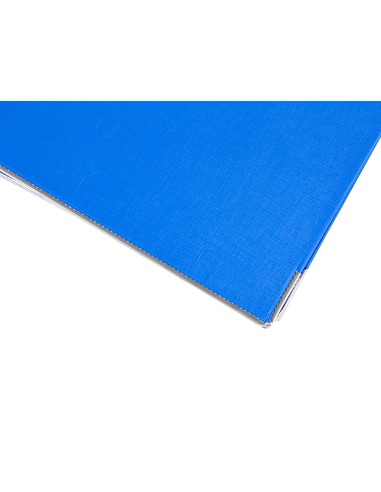 Archivador de palanca liderpapel a4 documenta forrado pvc con rado lomo 52mm azul compresor metalico