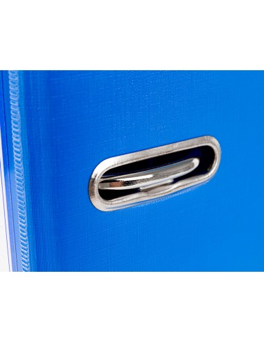Archivador de palanca liderpapel a4 documenta forrado pvc con rado lomo 52mm azul compresor metalico