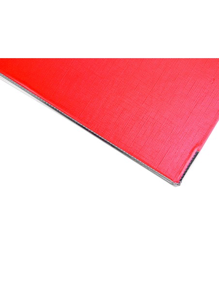 Archivador de palanca liderpapel a4 documenta forrado pvc con rado lomo 75mm rojo compresor metalico