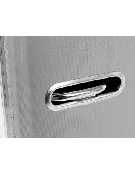 Archivador de palanca liderpapel a4 documenta forrado pvc con rado lomo 75mm gris compresor metalico