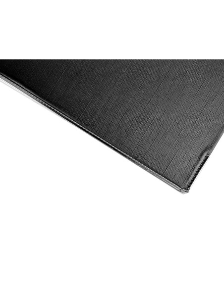 Archivador de palanca liderpapel a4 documenta forrado pvc con rado lomo 75mm negro compresor metalico