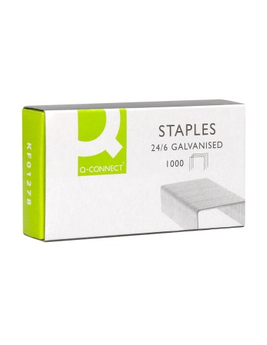 Grapas q connect nº 22 6 24 6 galvanizadas caja de 1000 unidades