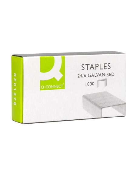 Grapas q connect nº 22 6 24 6 galvanizadas caja de 1000 unidades