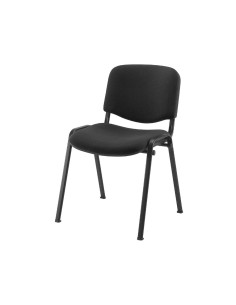 Silla apilable q connect brazos cortos tapizada sin ruedas 910mm alto 460mm largo 440mm profundidad negra
