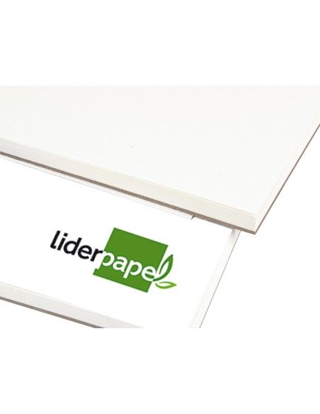 Bloc dibujo liderpapel acuarela encolado 210x297mm 20 hojas 300g m2 sin recuadro