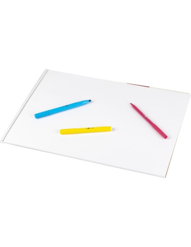 Bloc dibujo liderpapel artistico espiral 460x325mm 20 hojas 130gr m2 sin recambio perforado