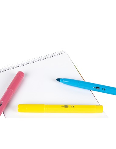 Bloc dibujo liderpapel escolar espiral 155x215mm 20 hojas 90 gr m2 sin recuadro