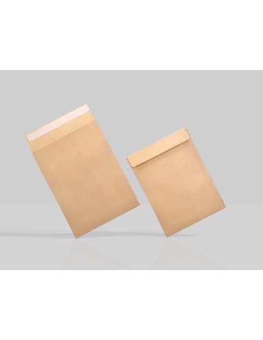 Sobre liderpapel bolsa n13 kraft 310x410 mm tira de silicona caja de 250 unidades