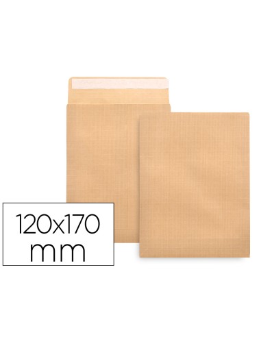 Sobre liderpapel bolsa n2 kraft salarios 120x170 mm tira de silicona caja de 1000 unidades