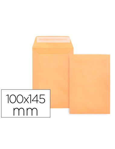 Sobre liderpapel bolsa n0 cel cana salarios 100x145mm tira silicona caja de 1000 unidades