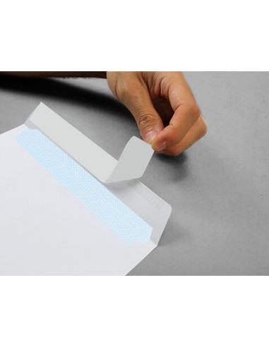 Sobre liderpapel n11 blanco din c5 162x229 tira de silicona caja de 500 unidades