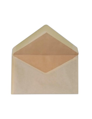 Sobre liderpapel n8 crema comercial normalizado 120x176mm engomado caja de 500 unidades