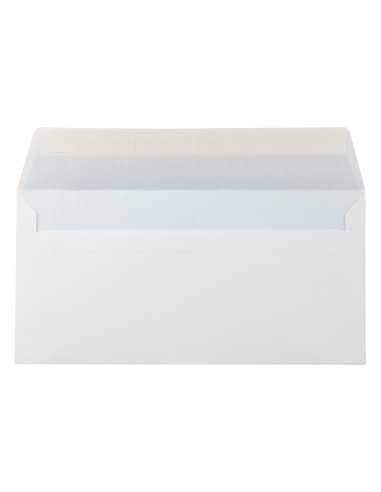 Sobre liderpapel n5 blanco americano 115x225mm tira de silicona open system caja de 500 unidades