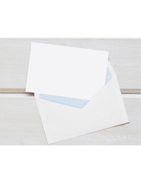 Sobre liderpapel n1 blanco minimo normalizado 90x140mm engomado solapa de pico caja de 500 unidades