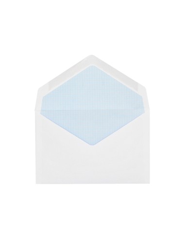 Sobre liderpapel n1 blanco minimo normalizado 90x140mm engomado solapa de pico caja de 500 unidades