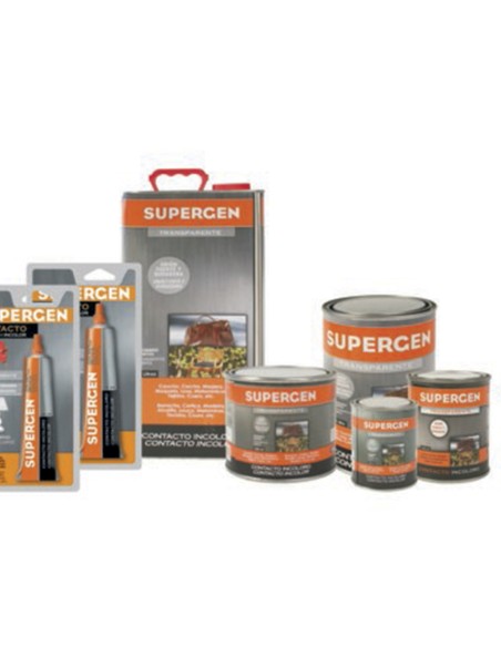 Pegamento supergen contacto incoloro 20 ml unidad