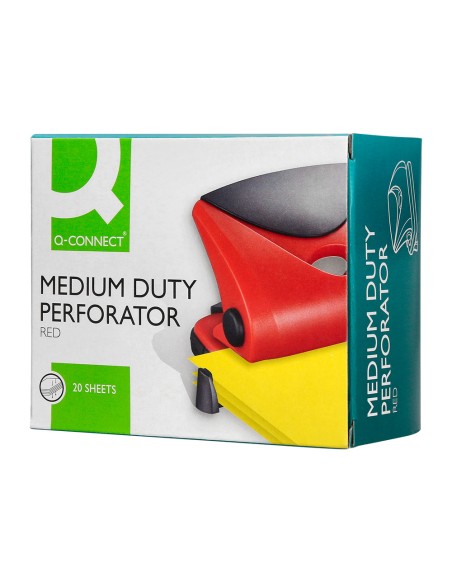 Taladrador q connect kf02156 rojo abertura 2 mm capacidad 20 hojas