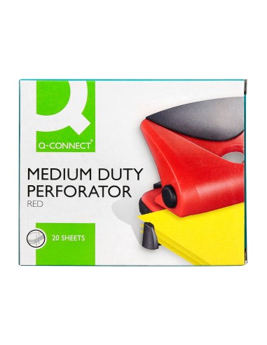 Taladrador q connect kf02156 rojo abertura 2 mm capacidad 20 hojas