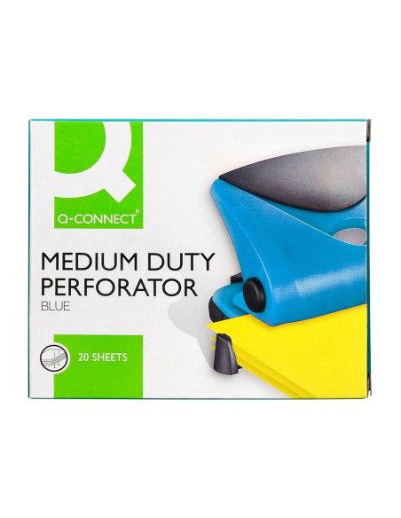 Taladrador q connect kf02155 azul abertura 2 mm capacidad 20 hojas