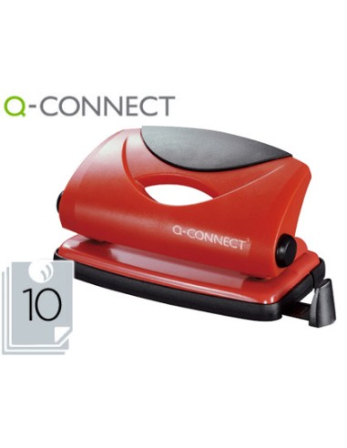 Taladrador q connect kf02154 rojo abertura 1 mm capacidad 10 hojas