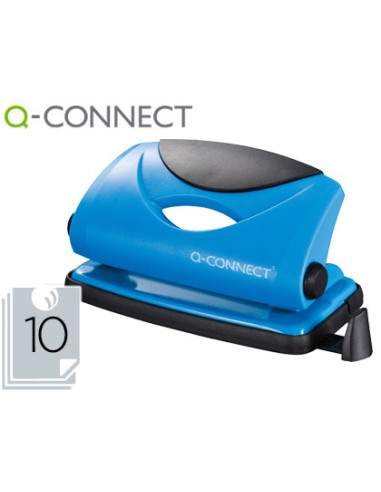 Taladrador q connect kf02153 azul abertura 1 mm capacidad 10 hojas