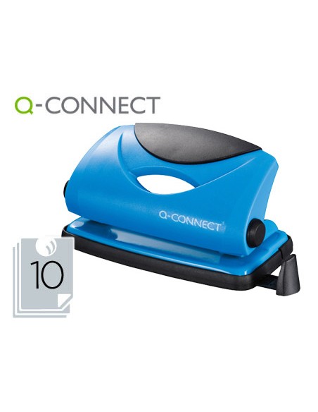 Taladrador q connect kf02153 azul abertura 1 mm capacidad 10 hojas