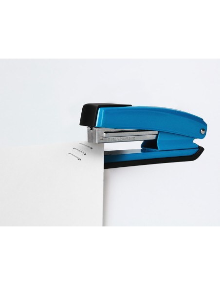Grapadora q connect kf02149 metalica azul capacidad 20 hojas