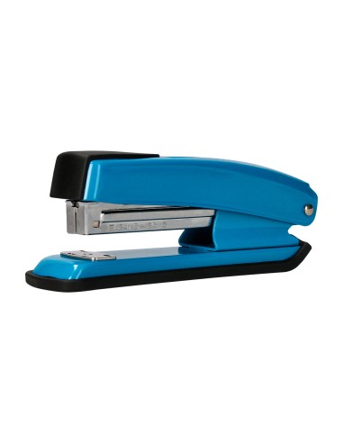 Grapadora q connect kf02149 metalica azul capacidad 20 hojas