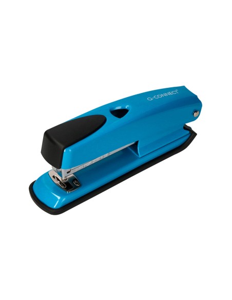 Grapadora q connect kf02149 metalica azul capacidad 20 hojas