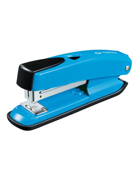 Grapadora q connect kf02151 plastico abs azul capacidad 20 hojas