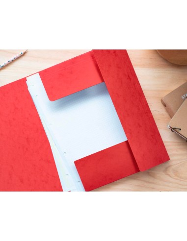 Carpeta q connect gomas kf02174 carton simil prespan solapas 320x243 mm colores surtidos