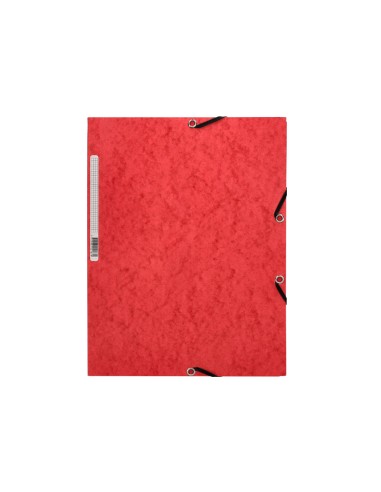 Carpeta q connect gomas kf02165 carton simil prespan solapas 320x243 mm roja