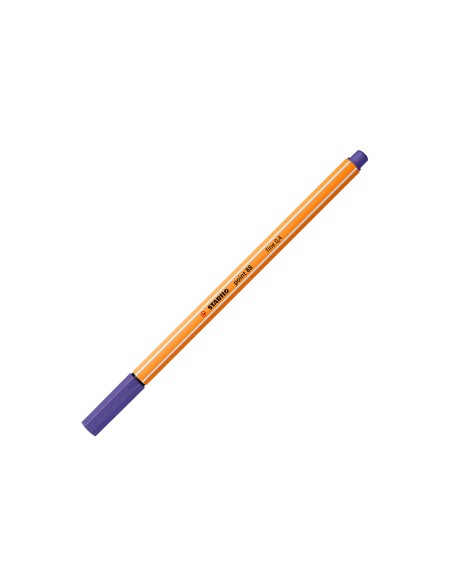 Rotulador stabilo punta de fib ra point 88 violeta punta fina 04mm