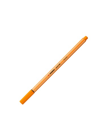 Rotulador stabilo punta de fib ra point 88 naranja punta fina 04mm