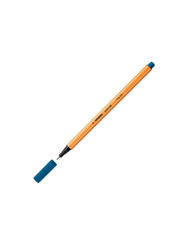 Rotulador stabilo punta de fib ra point 88 azul turquesa punta fina 04mm