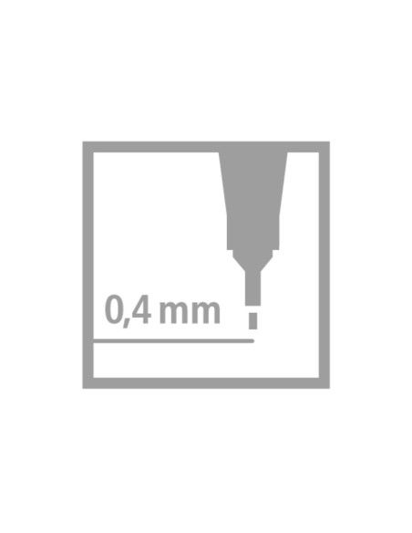 Rotulador stabilo punta de fib ra point 88 amarillo punta fina 04mm