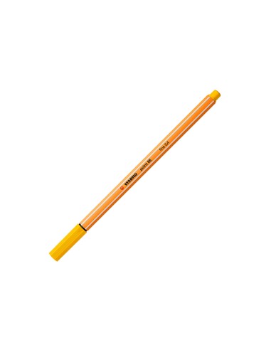 Rotulador stabilo punta de fib ra point 88 amarillo punta fina 04mm