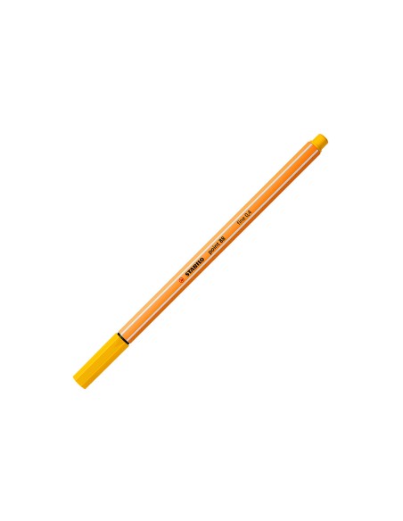 Rotulador stabilo punta de fib ra point 88 amarillo punta fina 04mm