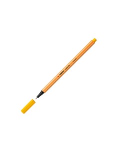 Rotulador stabilo punta de fib ra point 88 amarillo punta fina 04mm