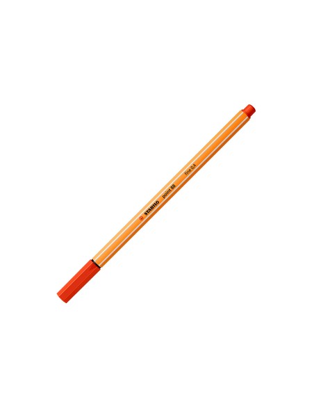 Rotulador stabilo punta de fib ra point 88 rojo punta fina 04mm
