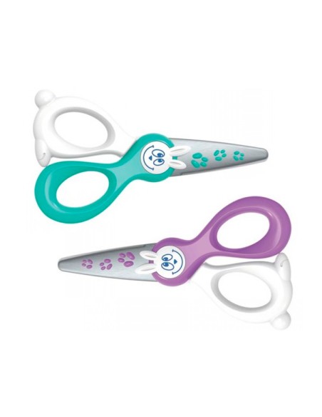 Tijera escolar maped kidi cut 12 cm especial para infantil corta solo papel