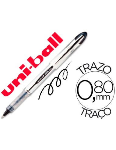 Rotulador uni ball roller ub 200 vision negro 08 mm unidad