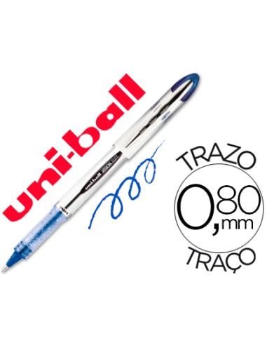 Rotulador uni ball roller ub 200 vision azul 08 mm unidad